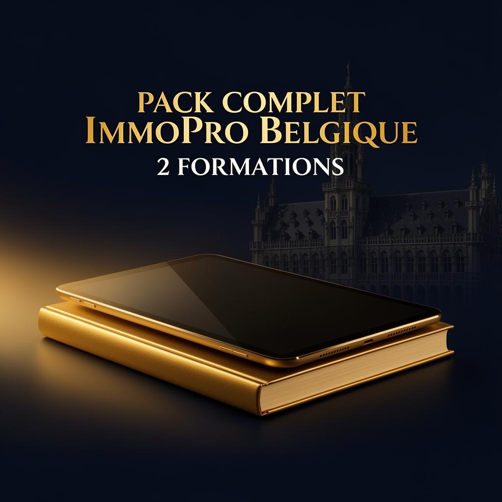 Pack Complet ImmoPro Belgique - 2 Formations